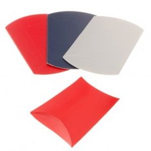 Krabička z papiera, matný hladký povrch, rôzne farebné odtiene - Farba: Červená