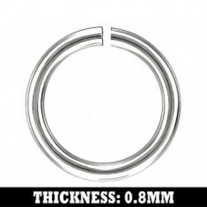 Šperky eshop - Oceľové ukončovacie očko, 4,5 mm AA43.09