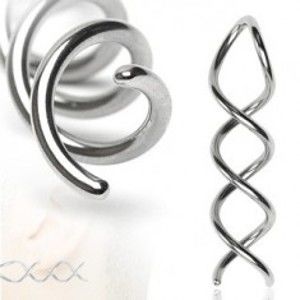 Šperky eshop - Piercing  do ucha špirála DNA C9.4 - Hrúbka piercingu: 1,6 mm