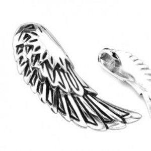Šperky eshop - Prívesok z chirurgickej ocele - anjelské krídla AA32.29