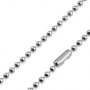 Šperky eshop - Retiazka z chirurgickej ocele - väčšie guľôčky oddelené krátkymi paličkami, 8 mm S92.30